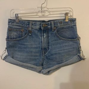 R 13 Women’s Hook Jean Shorts